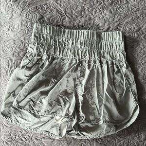 Free People Movement, S/XS silver grey shorts